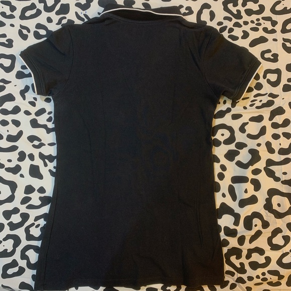 Aeropostale Black Polo T-shirt - Picture 4 of 5